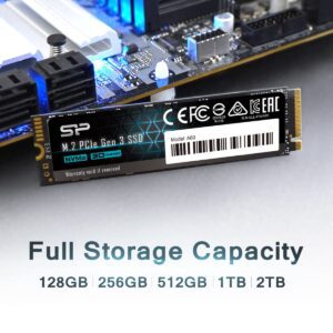 SILICON POWER 256GB 2280 NVMe M.2 PCIe 3.0x4 1 YEAR WARRANTY 10