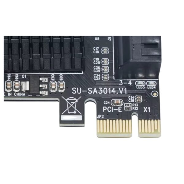 4 PORT SATA CARD PCIe 3.0 6Gbps CONTROLLER EXPANSION CARD 17