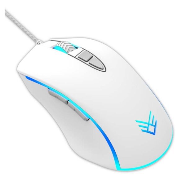 AUDEEO VELOCiTY USB RGB GAMING MOUSE WHiTE 3600 DPI MiCE