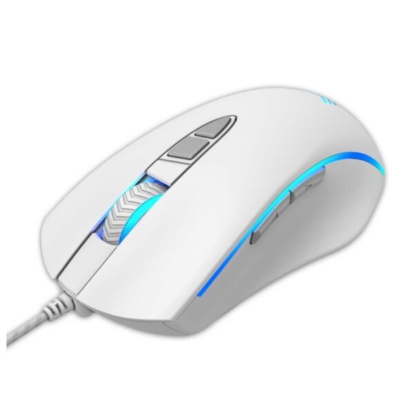 AUDEEO VELOCiTY USB RGB GAMING MOUSE WHiTE 3600 DPI MiCE 5