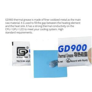 GD900 THERMAL PASTE 0.5g GREASE CONDUCTiViTY 4.8WM-K GRAY 17