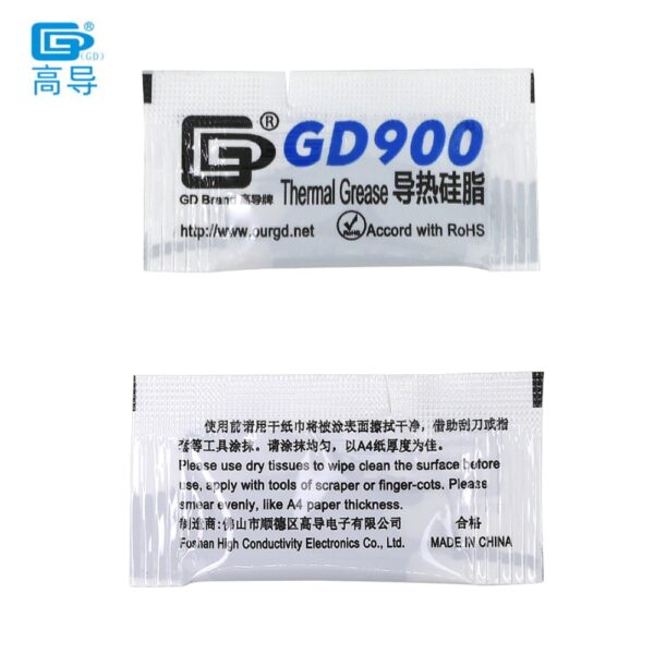 GD900 THERMAL PASTE 0.5g GREASE CONDUCTiViTY 4.8WM-K GRAY 4