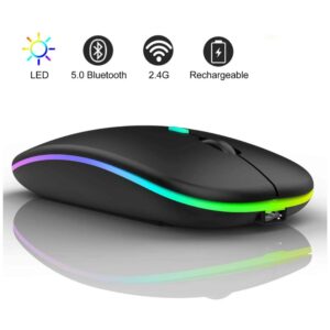 HP W10 RGB BLUETOOTH & WiRELESS MOUSE RECHARGEABLE TYPE-C 6