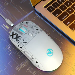 HXSJ T90 BLUETOOTH WiRELESS 2.4GHz MOUSE WHITE RECHARGEABLE 10
