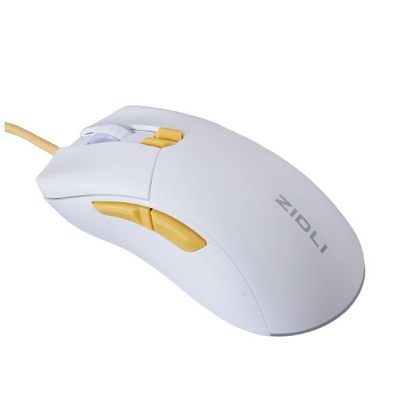 ZiDLi M85 USB RGB GAMING MOUSE 16000DPI WHITE WiRED 11