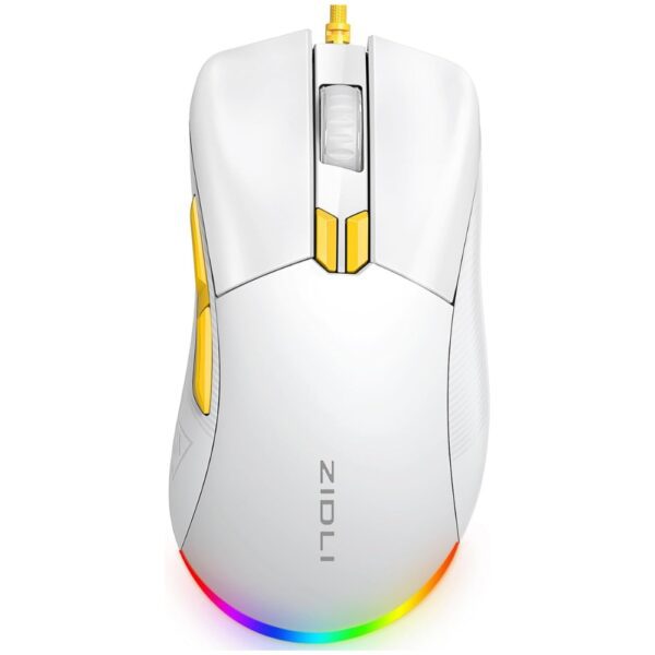 ZiDLi M85 USB RGB GAMING MOUSE 16000DPI WHITE WiRED 16