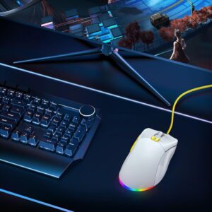 ZiDLi M85 USB RGB GAMING MOUSE 16000DPI WHITE WiRED 5