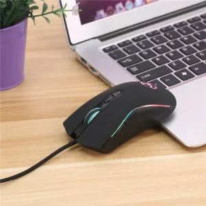 HXSJ A869 USB RGB GAMiNG MOUSE 3200 DPI WiRED OPTICAL MiCE 12