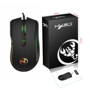 HXSJ A869 USB RGB GAMiNG MOUSE 3200 DPI WiRED OPTICAL MiCE 6