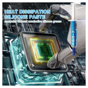 GD-2 THERMAL PASTE 15g GREASE CONDUCTIVITY 7.5WM-K GRAY (12)