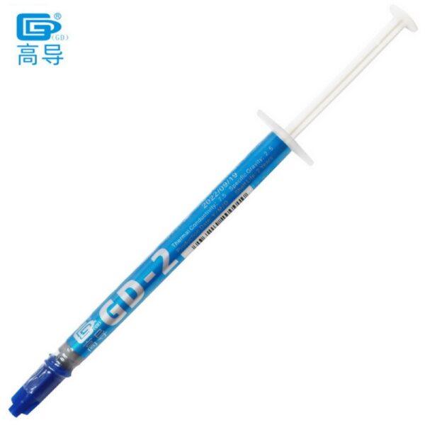 GD-2 THERMAL PASTE 1g GREASE CONDUCTIVITY 7.5WM-K GRAY (11)