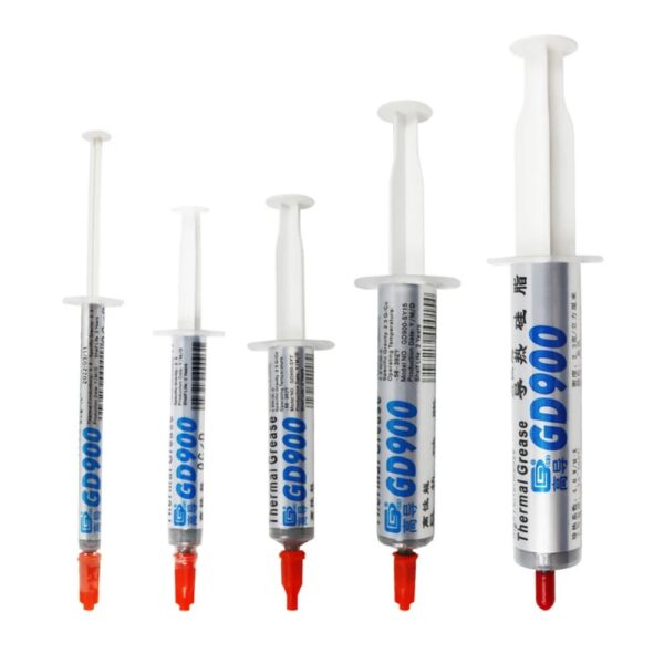 GD900 THERMAL PASTE 1g GREASE CONDUCTIVITY 4.8WM-K GRAY 12