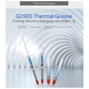 GD900 THERMAL PASTE 1g GREASE CONDUCTIVITY 4.8WM-K GRAY 7