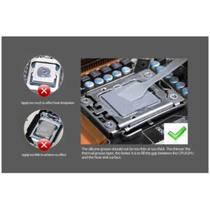 GD900 THERMAL PASTE 1g GREASE CONDUCTIVITY 4.8WM-K GRAY 8
