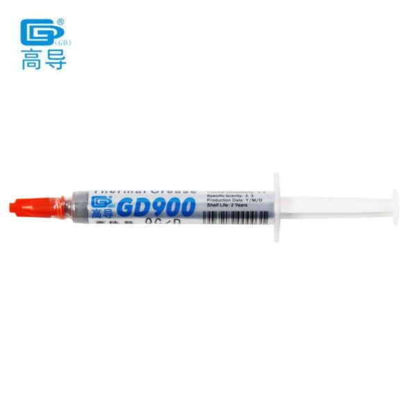 GD900 THERMAL PASTE 3g GREASE CONDUCTIVITY 4.8WM-K GRAY 1