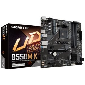 B550 AMD RYZEN MOTHERBOARD GiGABYTE B550M K MICRO ATX