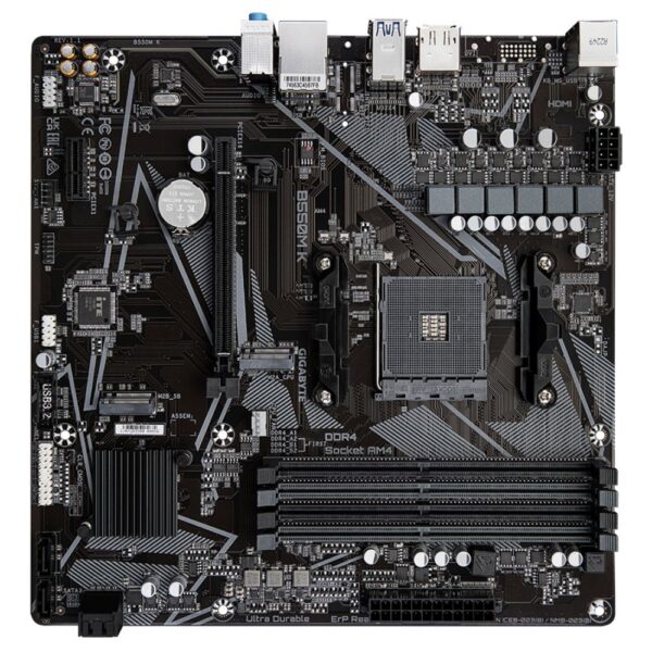B550 AMD RYZEN MOTHERBOARD GiGABYTE B550M K MICRO ATX 3