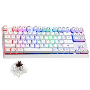 MODECOM VOLCANO RGB GAMiNG MECHANiCAL KEYBOARD BROWN SW WHT 2