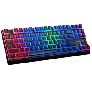 MODECOM VOLCANO RGB GAMiNG MECHANiCAL KEYBOARD PUDDiNG EDT black (2)