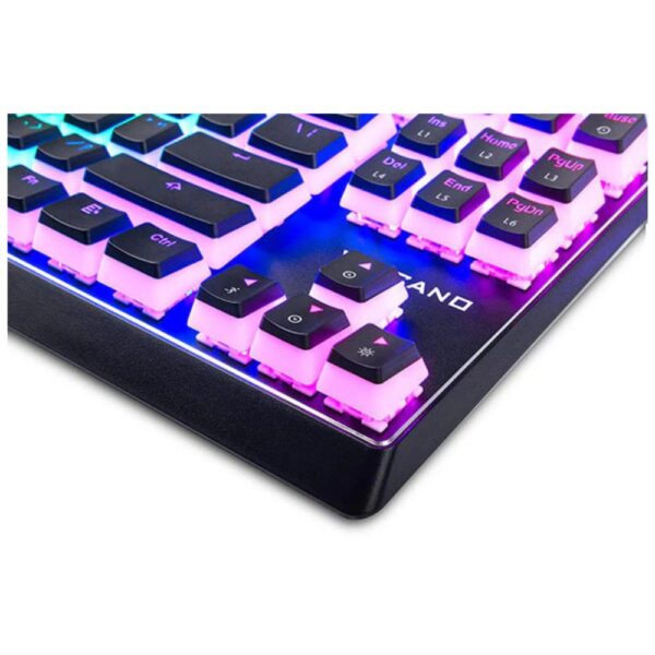 MODECOM VOLCANO RGB GAMiNG MECHANiCAL KEYBOARD PUDDiNG EDT black (3)