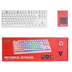MODECOM VOLCANO RGB GAMiNG MECHANiCAL KEYBOARD PUDDiNG EDT white 2 (1)