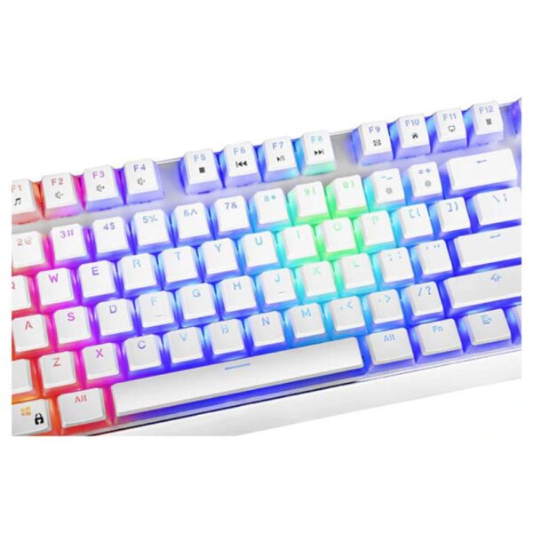 MODECOM VOLCANO RGB GAMiNG MECHANiCAL KEYBOARD PUDDiNG EDT white 2 (10)