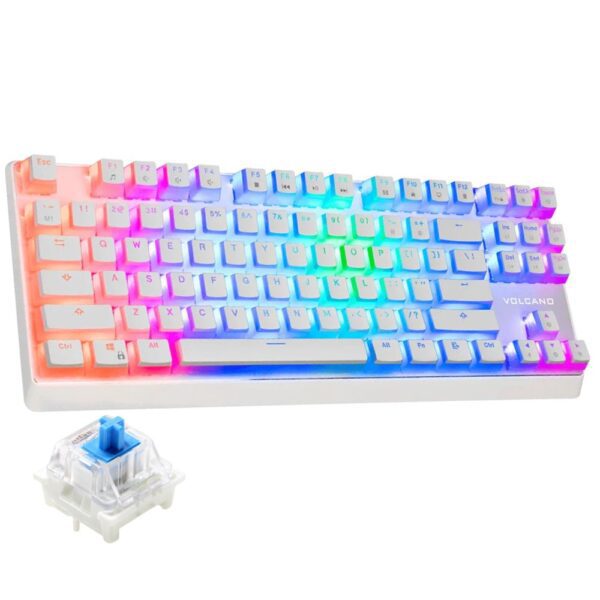 MODECOM VOLCANO RGB GAMiNG MECHANiCAL KEYBOARD PUDDiNG EDT white 2 (11)