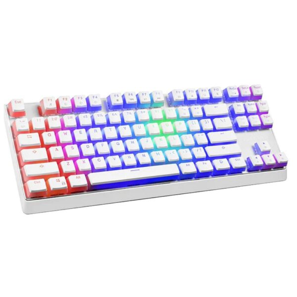 MODECOM VOLCANO RGB GAMiNG MECHANiCAL KEYBOARD PUDDiNG EDT white 2 (4)