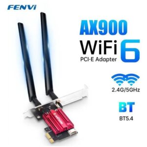 PCIe WiFi 6+BLUETOOTH 5.4 WIRELESS CARD FENVI AX900 2.45GHz 8