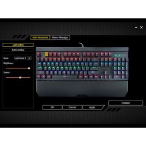 SVEN KB-G9500 RGB MECHANiCAL GAMiNG KEYBOARD BLUE SWiTCH 5