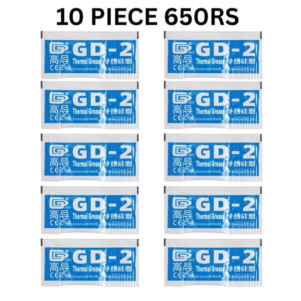 GD-2 THERMAL PASTE 0.5g GREASE CONDUCTIVITY 7.5WM-K GRAY 1