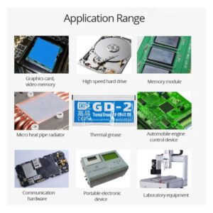 GD-2 THERMAL PASTE 0.5g GREASE CONDUCTIVITY 7.5WM-K GRAY 10