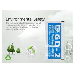 GD-2 THERMAL PASTE 0.5g GREASE CONDUCTIVITY 7.5WM-K GRAY 11