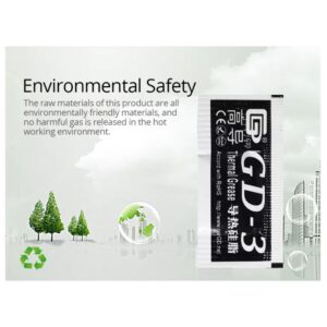 GD-3 THERMAL PASTE 0.5g GREASE CONDUCTIVITY 7.5WM-K GRAY 7