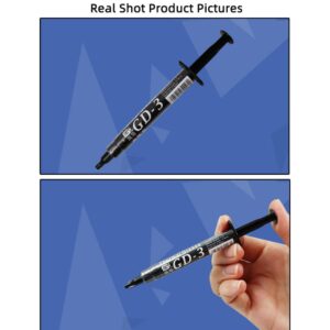 GD-3 THERMAL PASTE 3g GREASE CONDUCTIVITY 7.5WM-K GRAY 10