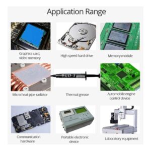 GD-3 THERMAL PASTE 3g GREASE CONDUCTIVITY 7.5WM-K GRAY 6