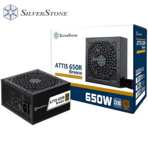 SiLVERSTONE POWER SUPPLY 650W ATTiS 650R 80 PLUS Bronze PSU 13