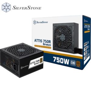 SiLVERSTONE POWER SUPPLY 750W ATTiS 750R 80 PLUS Bronze PSU 14
