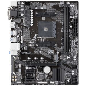 GiGABYTE GA-A320M-S2H AMD RYZEN MOTHERBOARD USED
