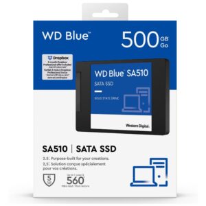 500GB SSD WD BLUE SA510 2.5 SATA III WiTH 1 YEAR WARRANTY 11