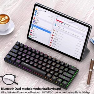 LANGTU G1000 RGB WiRELESS MECHANiCAL KEYBOARD BLUE SWITCH BK 10 (1)