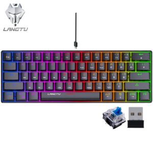 LANGTU G1000 RGB WiRELESS MECHANiCAL KEYBOARD BLUE SWITCH BK 10 (11)