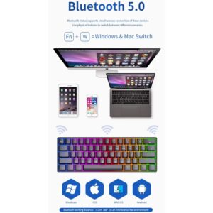 LANGTU G1000 RGB WiRELESS MECHANiCAL KEYBOARD BLUE SWITCH BK 10 (4)