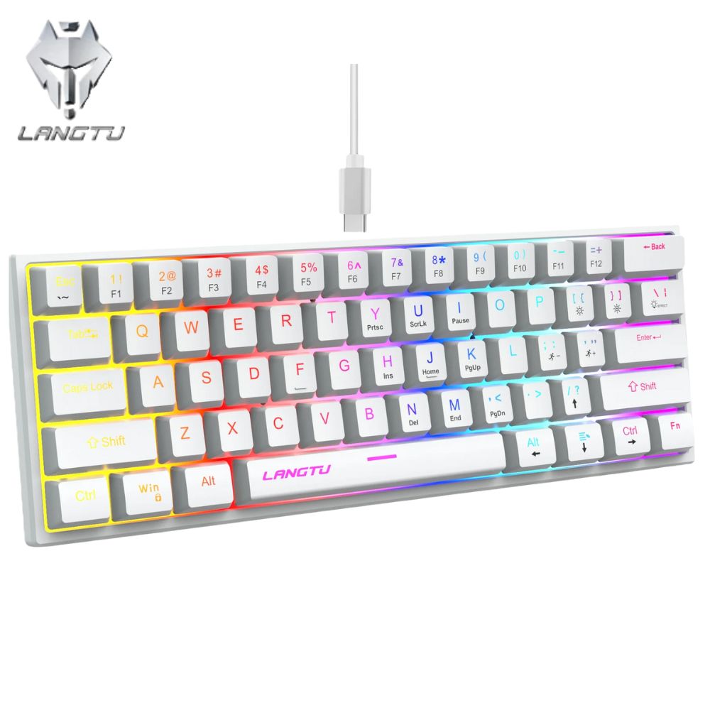 LANGTU G1000 RGB WiRELESS MECHANiCAL KEYBOARD BLUE SWITCH WH 101 (12)