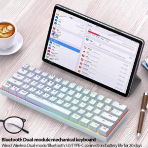 LANGTU G1000 RGB WiRELESS MECHANiCAL KEYBOARD BLUE SWITCH WH 101 (4)