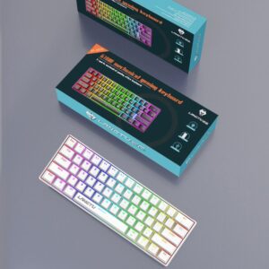 LANGTU G1000 RGB WiRELESS MECHANiCAL KEYBOARD BLUE SWITCH WH 101 (9)