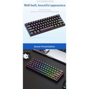 LANGTU G1000 RGB WiRELESS MECHANiCAL KEYBOARD BROWN AND BLACK SW 101 (5)