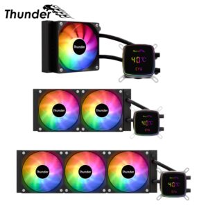 THUNDER ARCTiC AiO CPU LiQUiD COOLER 120mm BLACK TRC-DG1201 (4)