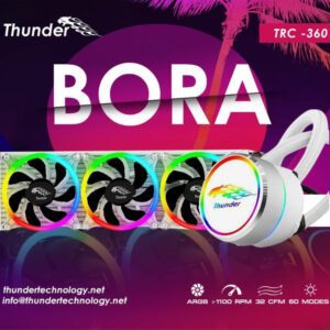 THUNDER BORA AiO CPU LiQUiD COOLER 360mm WHiTE TRC-360 (3)