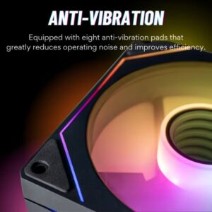 THUNDER FLURRY iNFiNiTY ARGB FAN TCS-i27B Black (3 Fans KiT) (14)